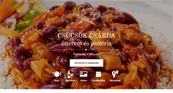 Desktop Screenshot of csucsokcsarda.hu